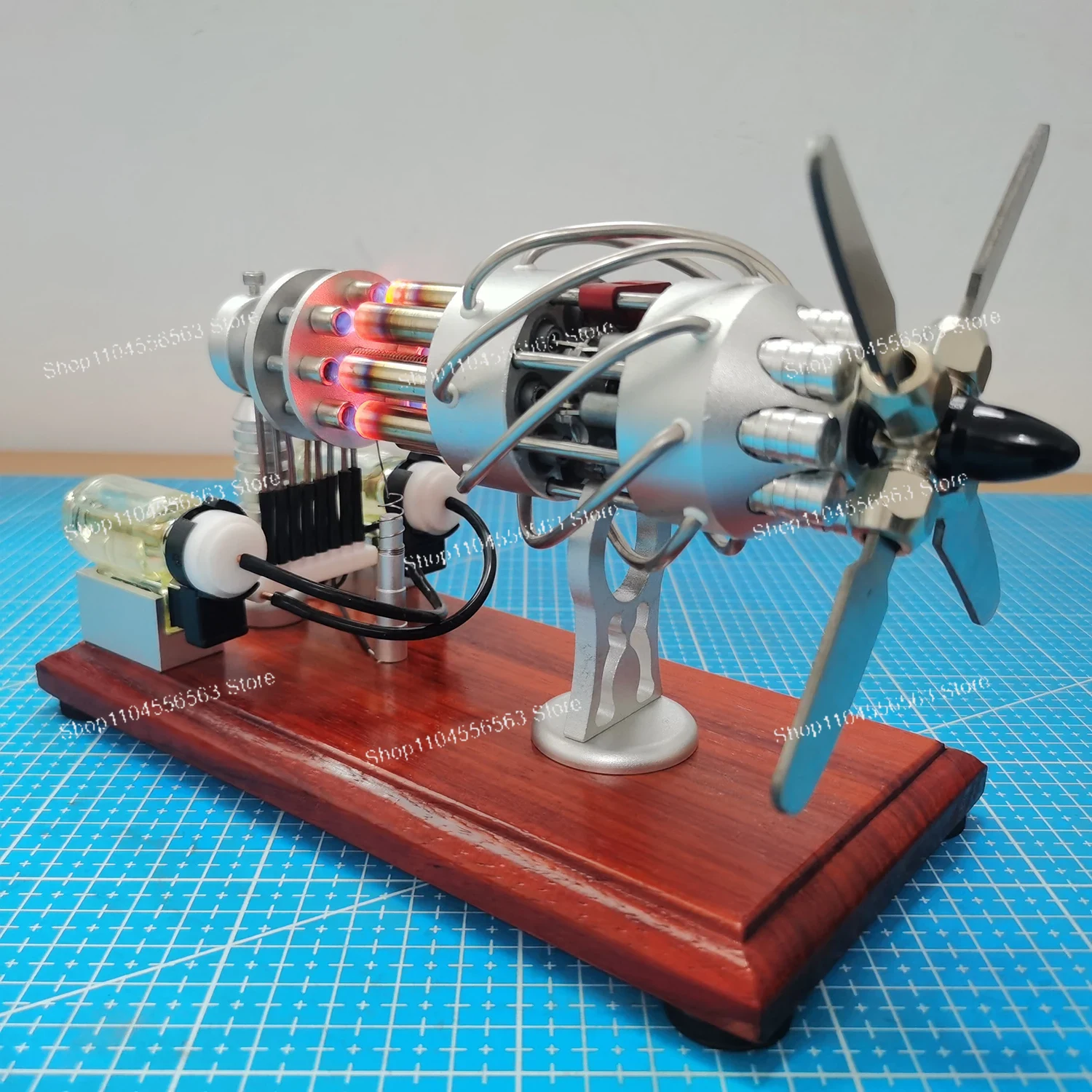 Hot Air 16-Cylinder Stirling E - đánh giá và giá Science Toys