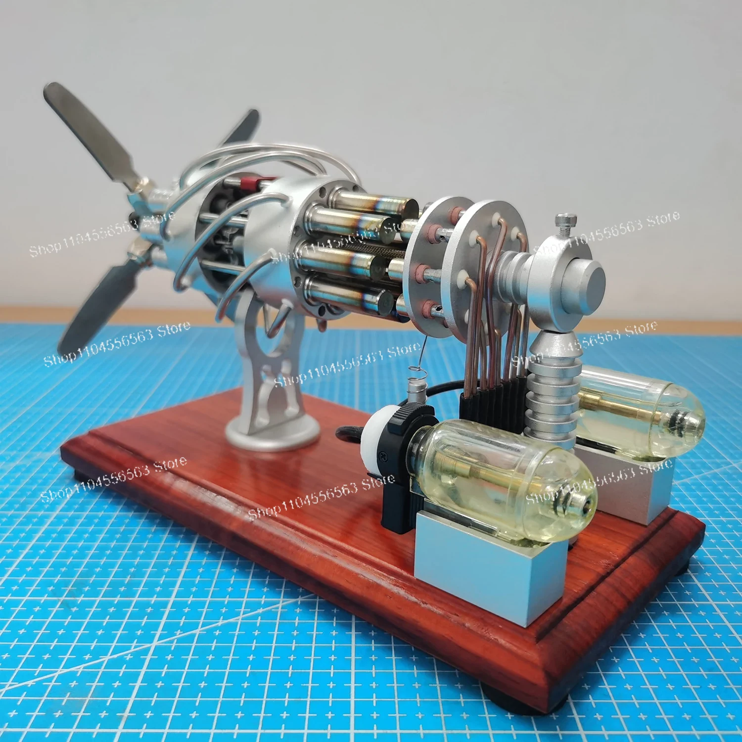 Hot Air 16-Cylinder Stirling E - đánh giá và giá Science Toys