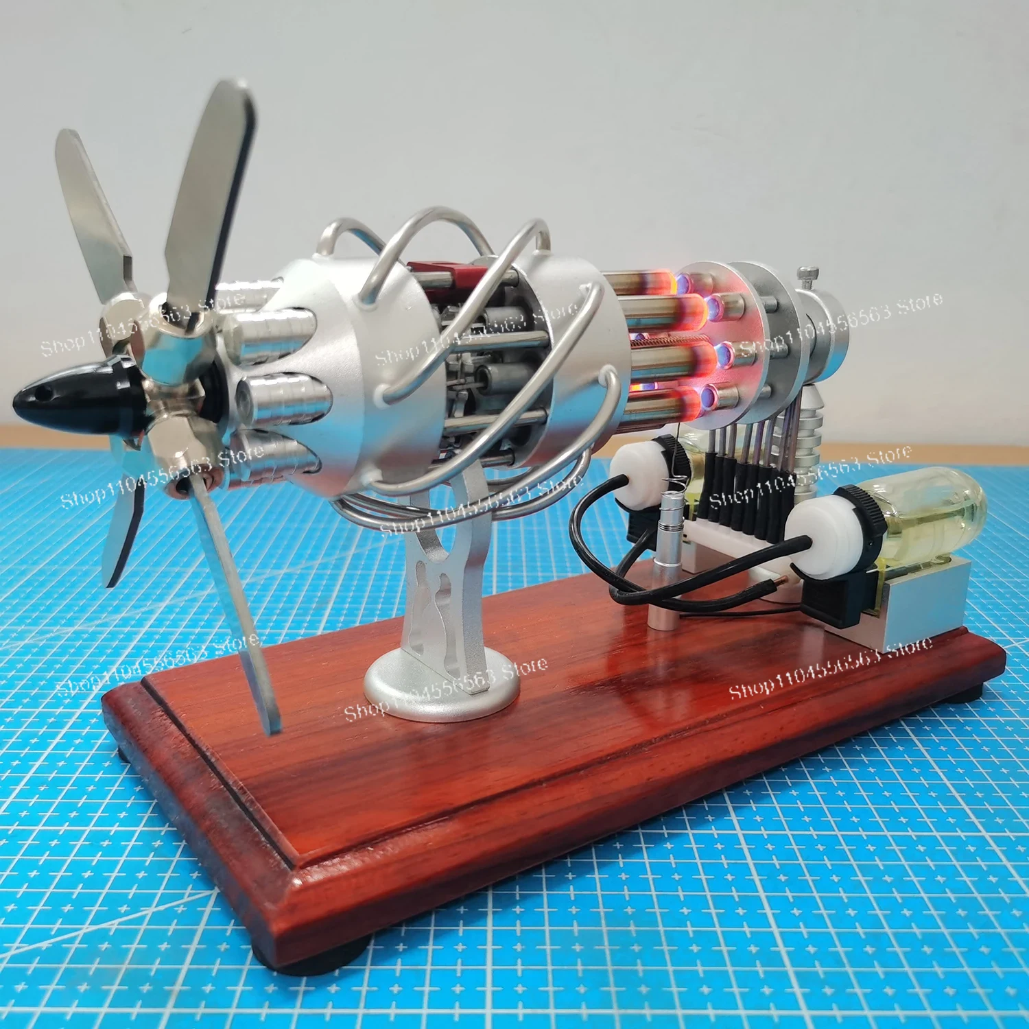 Hot Air 16-Cylinder Stirling E - đánh giá và giá Science Toys